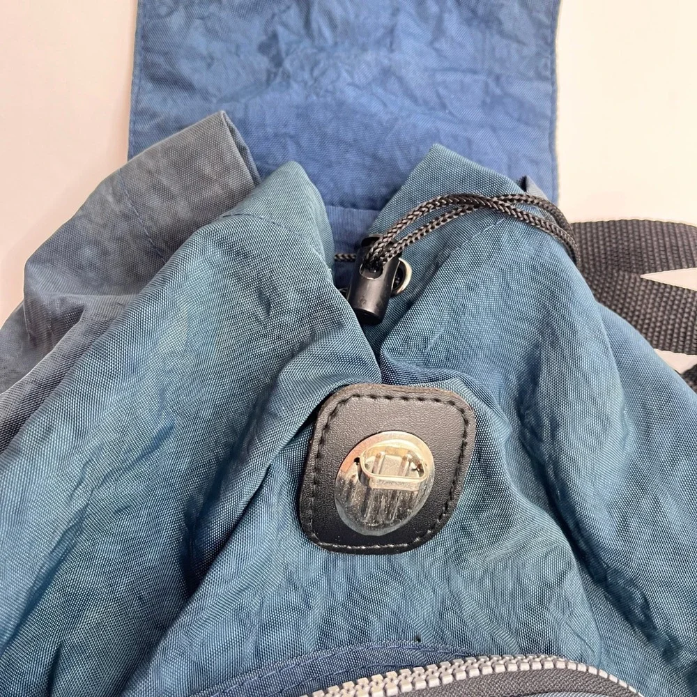 Polar Graphics USA Travel Gear Blue Nylon Horse Embroidered Backpack Bag
